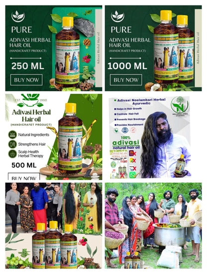 ADIVASI HAKKI PIKKI HERBAL HAIR OIL