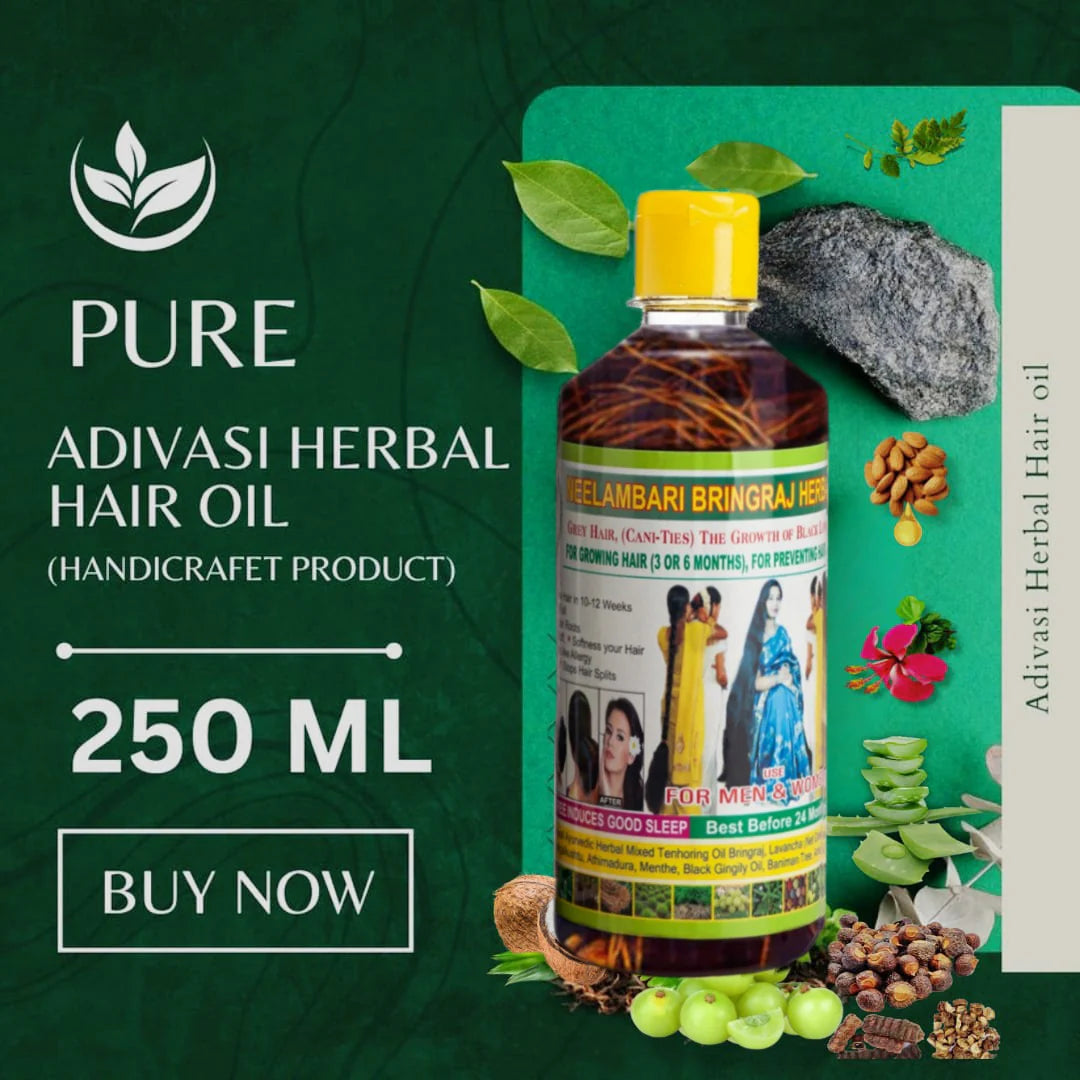 ADIVASI HAKKI PIKKI HERBAL HAIR OIL